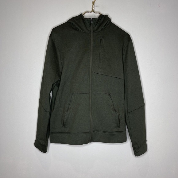 lululemon athletica Other - Lululemon Men's City Sweat Zip Hoodie Dark Olive Full‎ Zipper Stretch LM3BC2S S